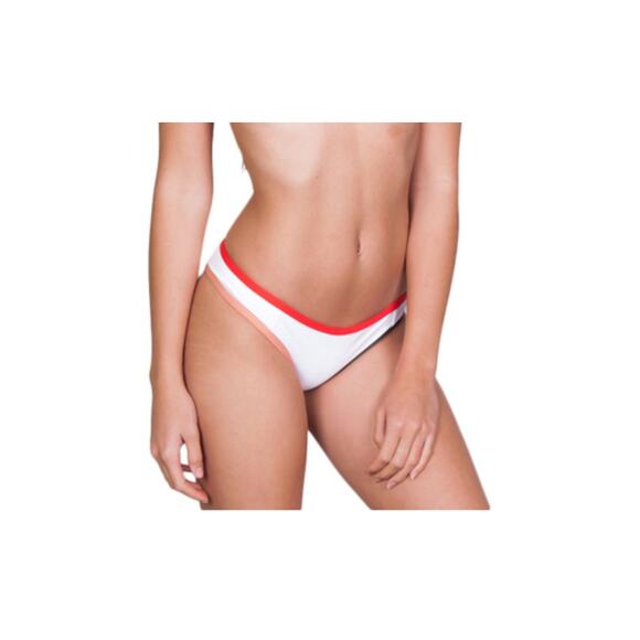 Tavik Jayden Full Swim Bottom Color Blocked White Hibiscus Size Large NEW - Picture 5 of 8
